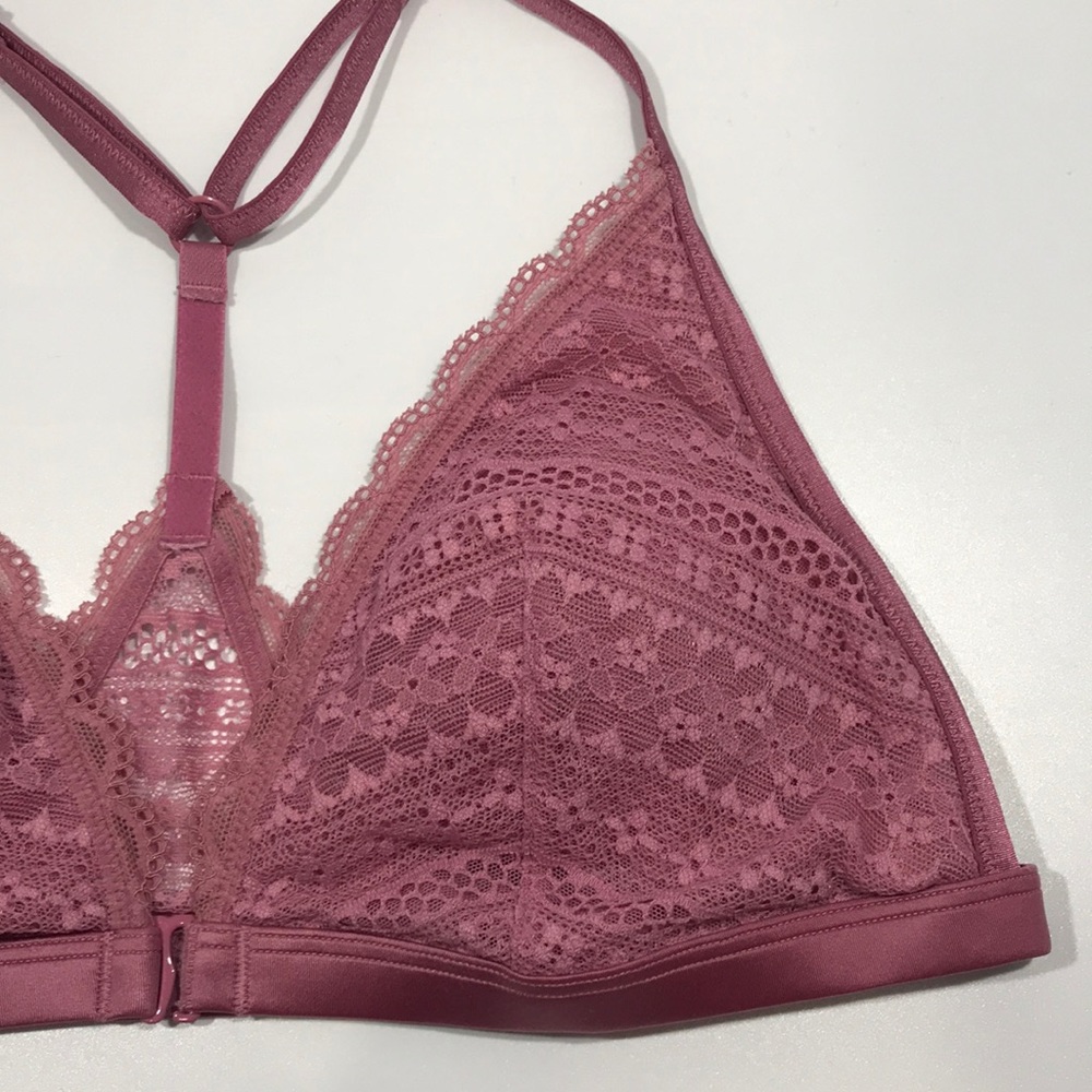 Victoria’s Secret Front Close Bralette Dusty Rose - Picture 10 of 13